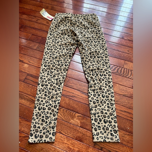 Girls Leopard Ponte Pant Stretch Pant Legging Size 14/16 - Picture 6 of 6
